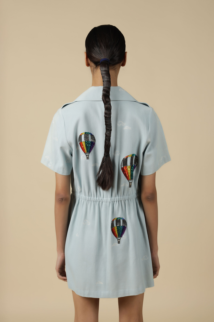 Colorful Airballoons Summer Coat Dress