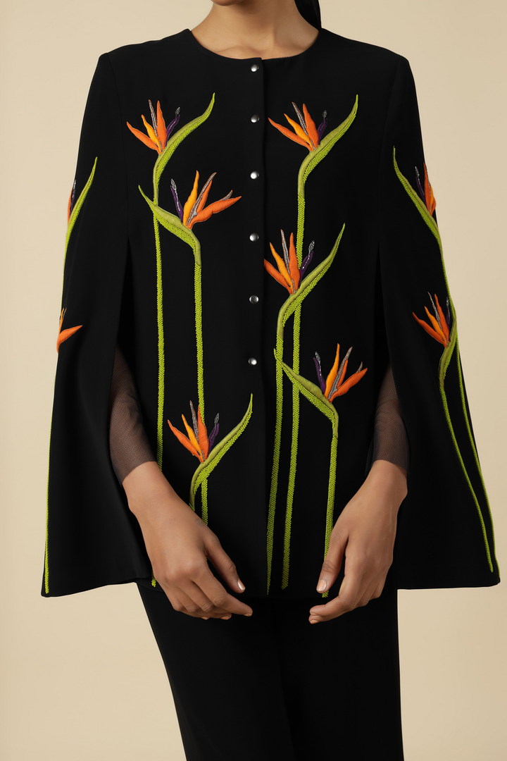 Flared Pants Of (Bird Of Paradise Cape)