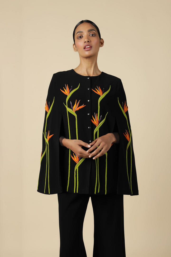 Flared Pants Of (Bird Of Paradise Cape)