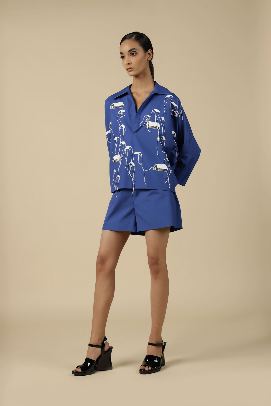 Tiny House Dolman Sleeves Top
