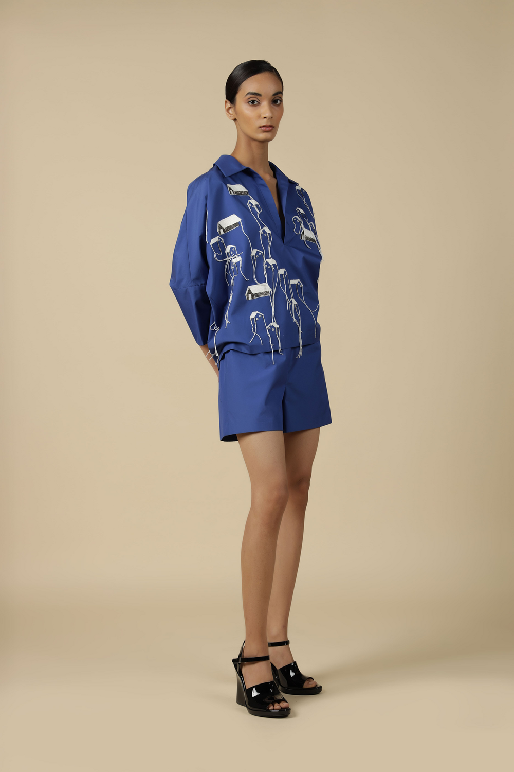 Tiny House Dolman Sleeves Top