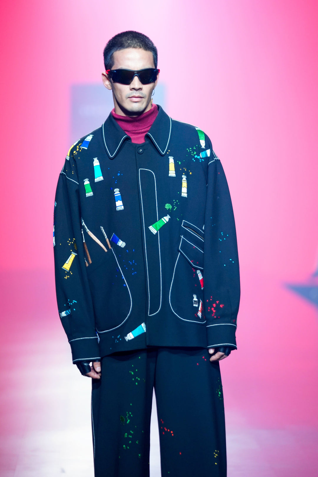 Paint Tubes Oversized Jacket With Matching Pants