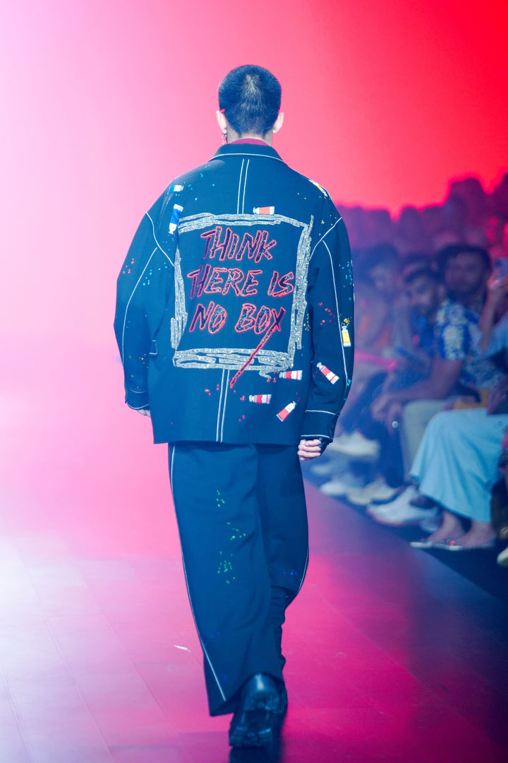 Paint Tubes Oversized Jacket With Matching Pants