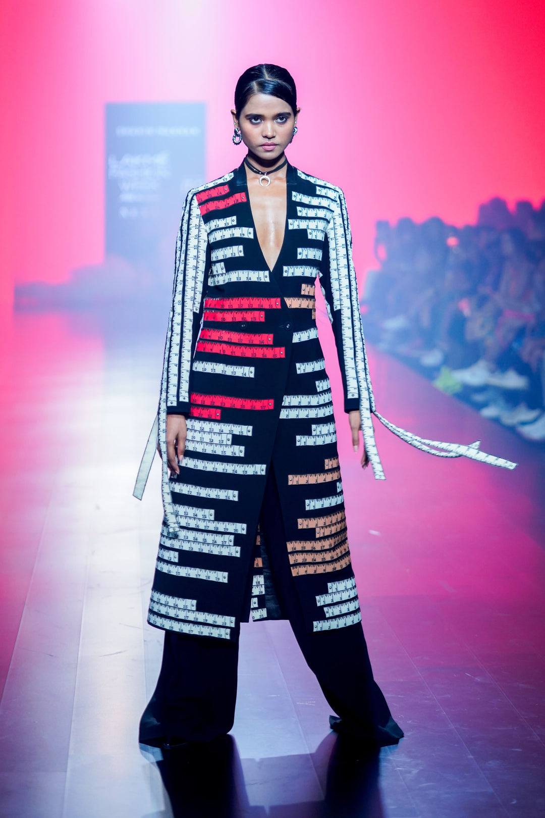 Measuring Tape Long Dress
