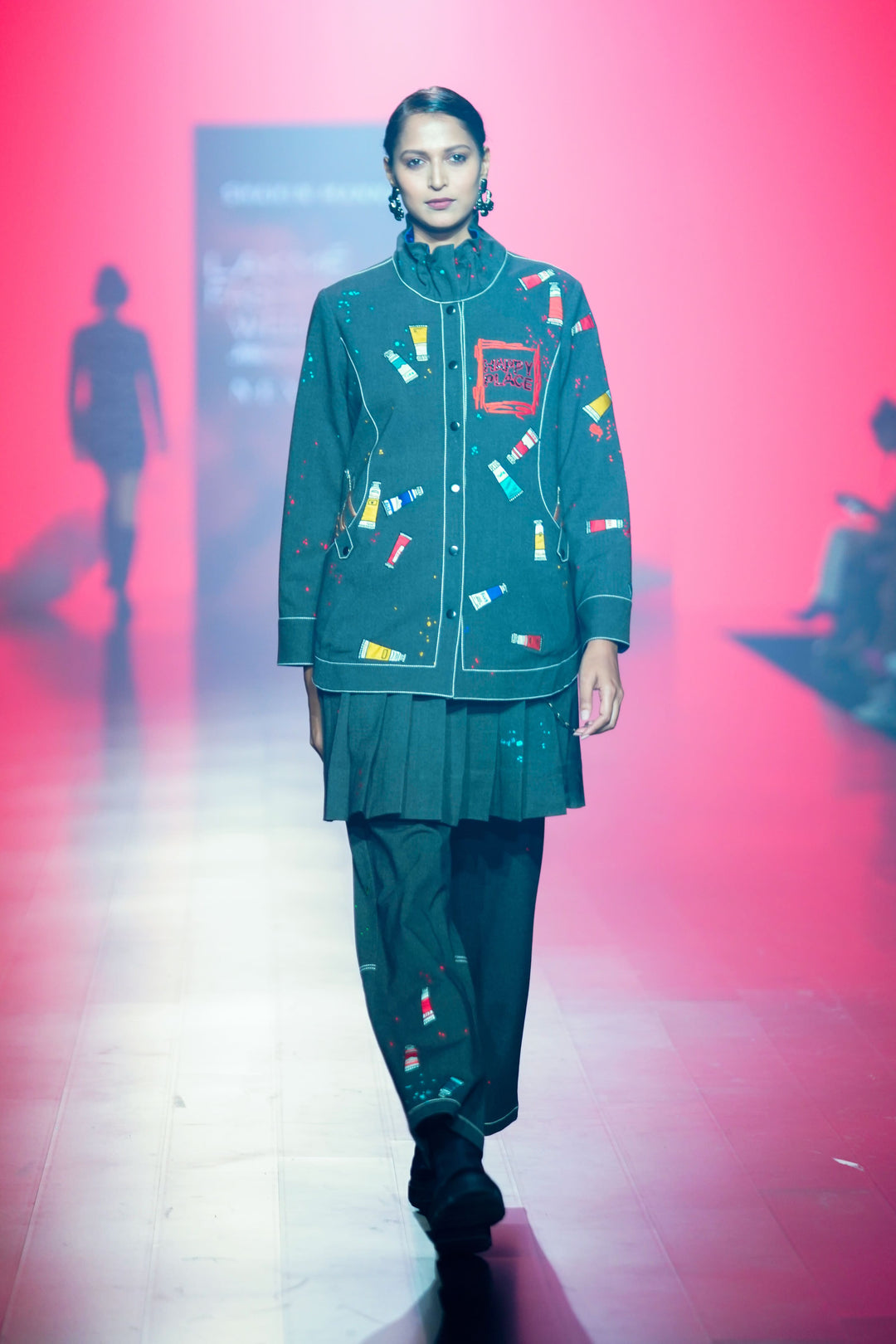 Paint Brush Shirt Jacket