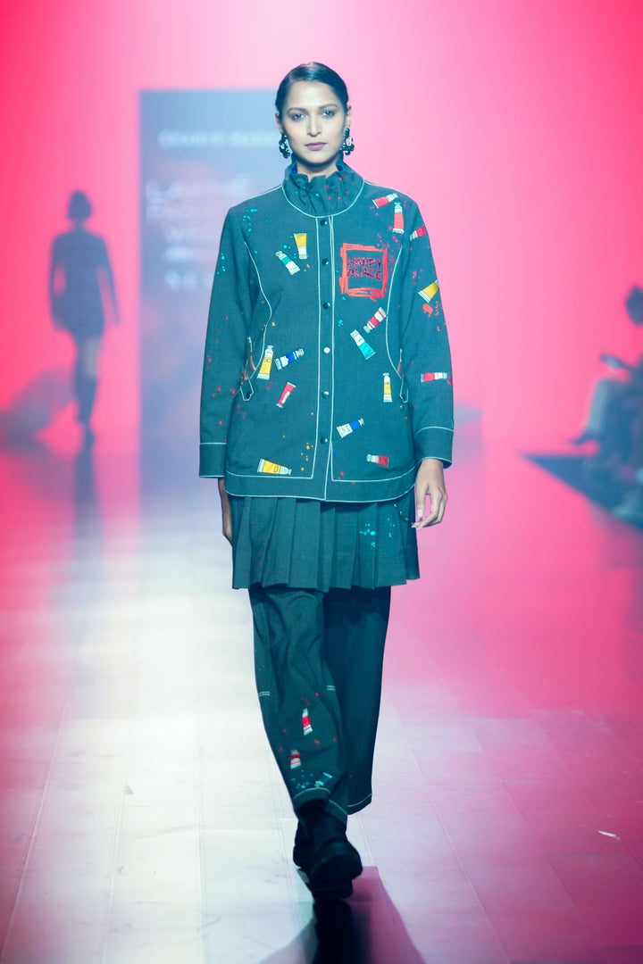 Paint Brush Shirt Jacket