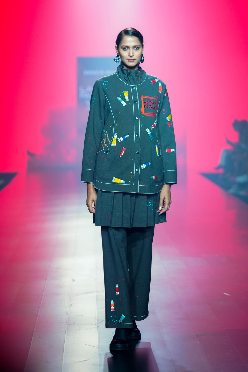 Paint Brush Shirt Jacket