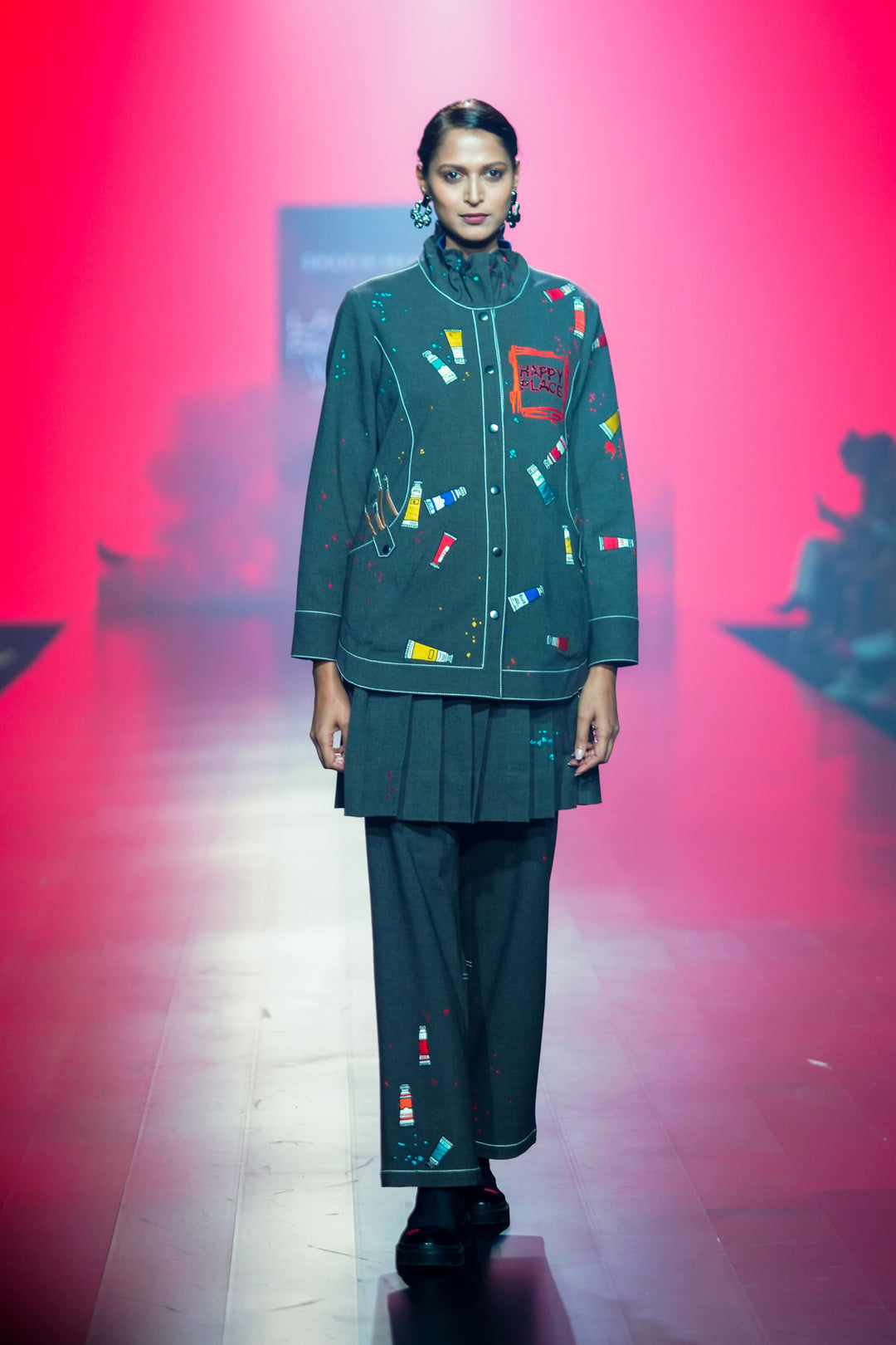 Pants Of Paint Brush Jacket