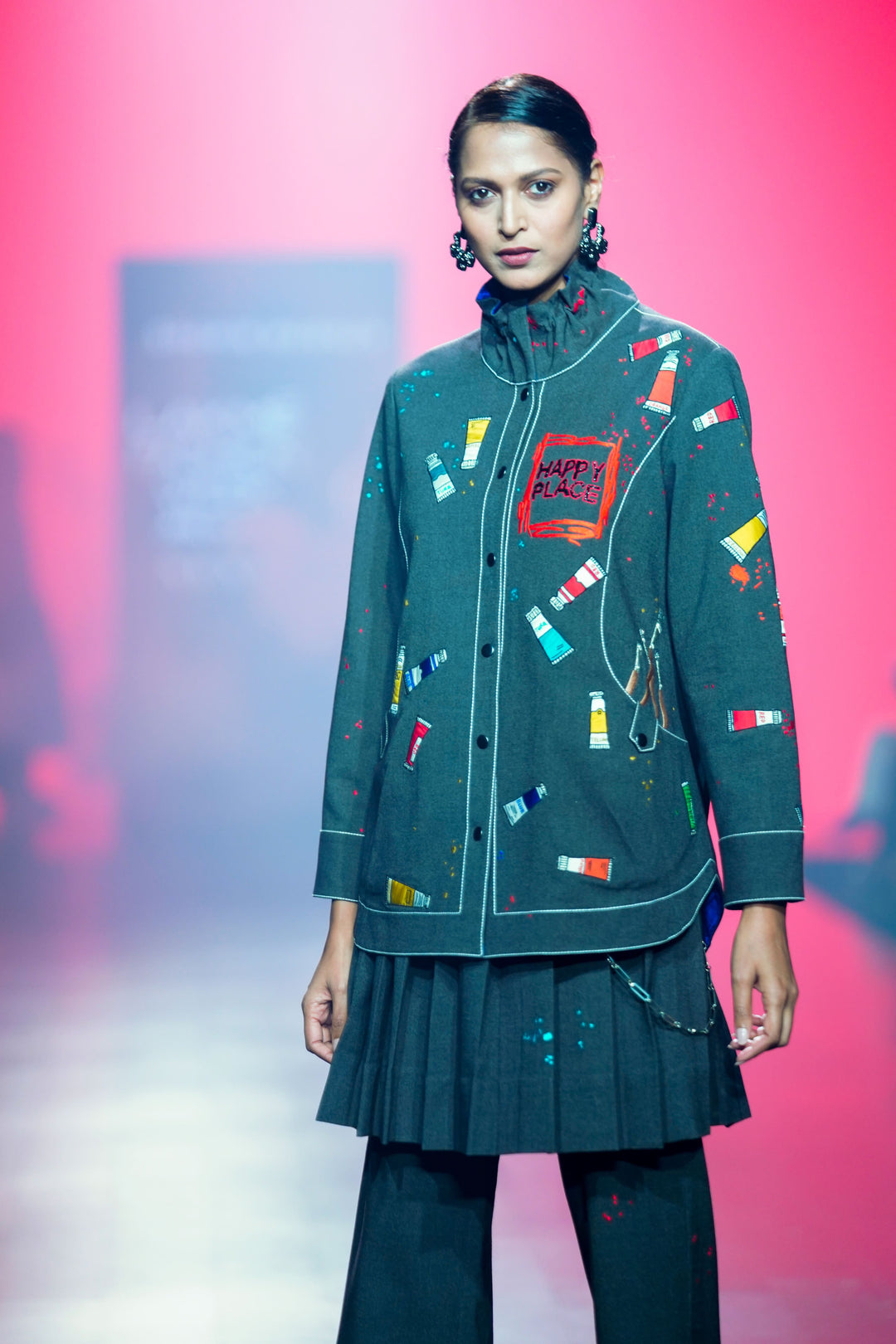 Pants Of Paint Brush Jacket