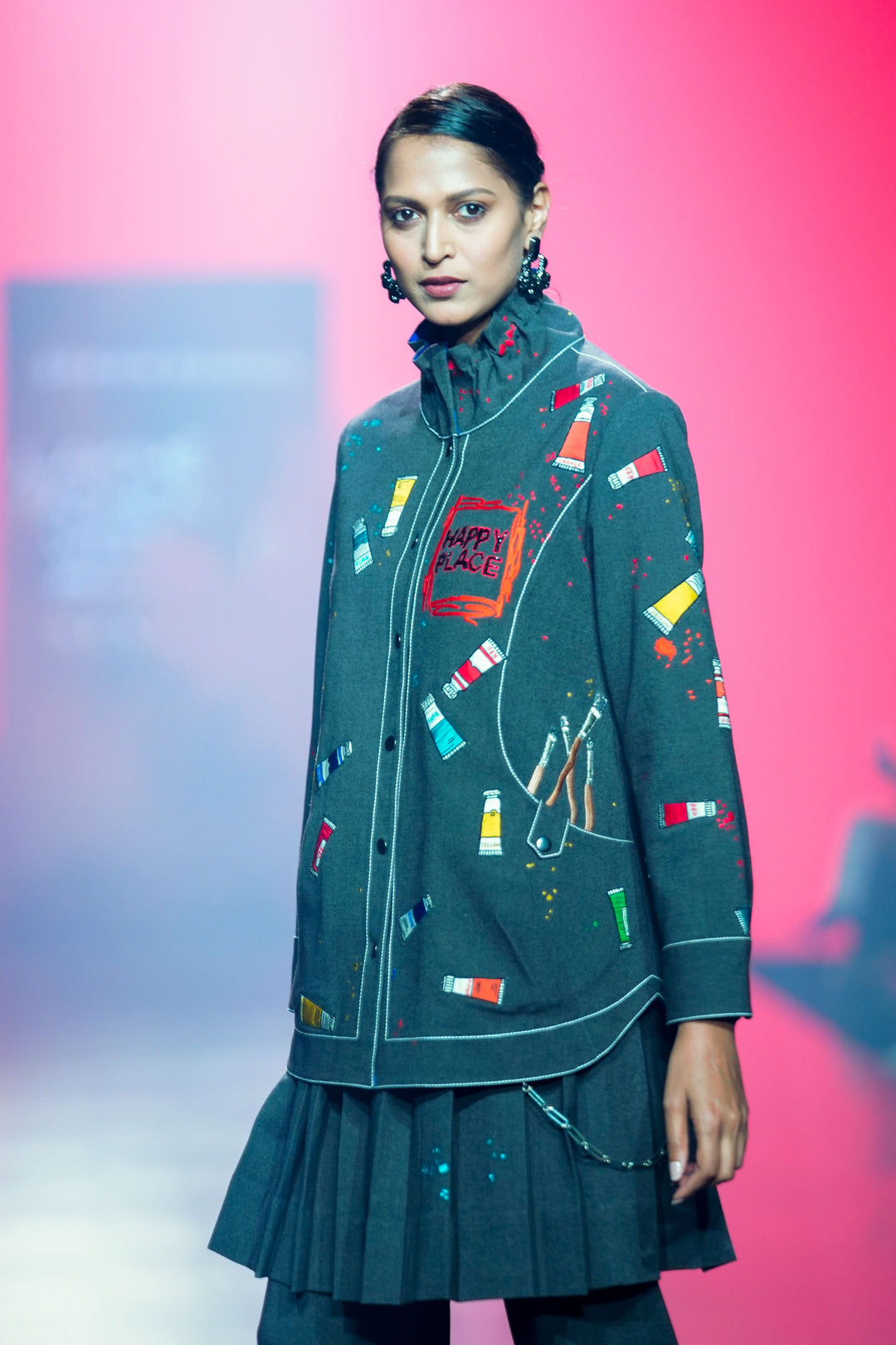 Paint Brush Shirt Jacket