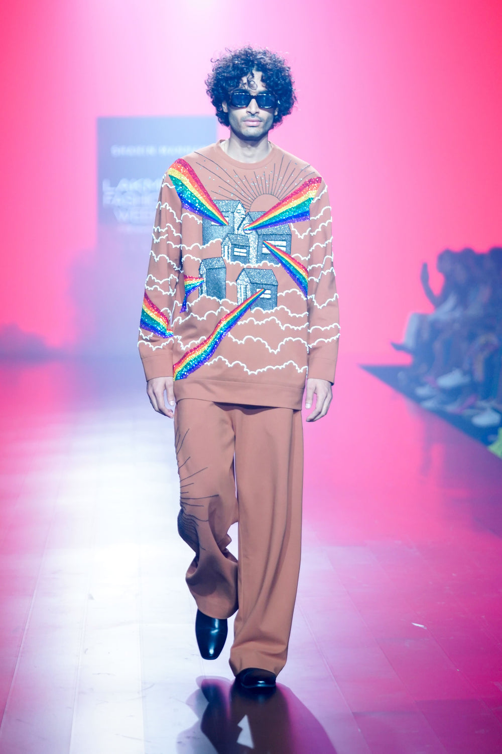 Boxy Pants Of Houses Of Rainbow Sweatshirt