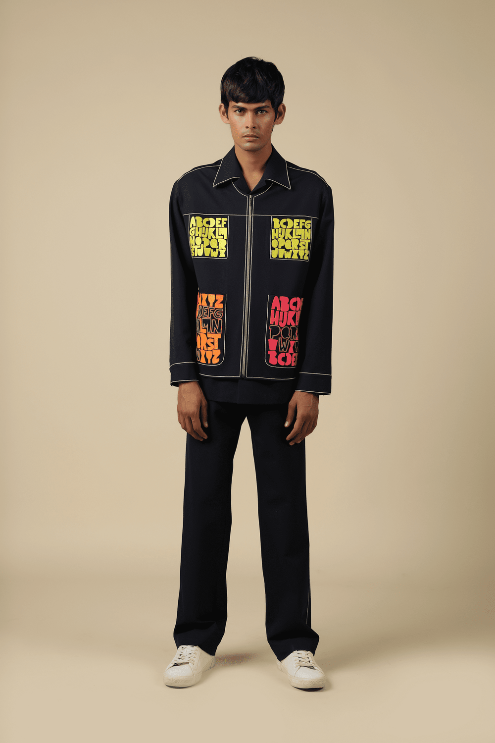 Pocket Embroidered Jacket