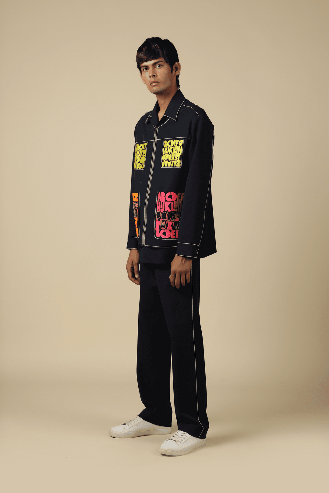 Pocket Embroidered Jacket