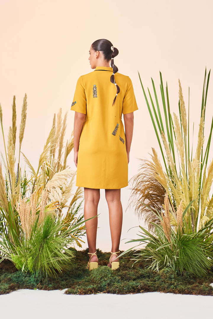 Colour Tubes Shift Dress