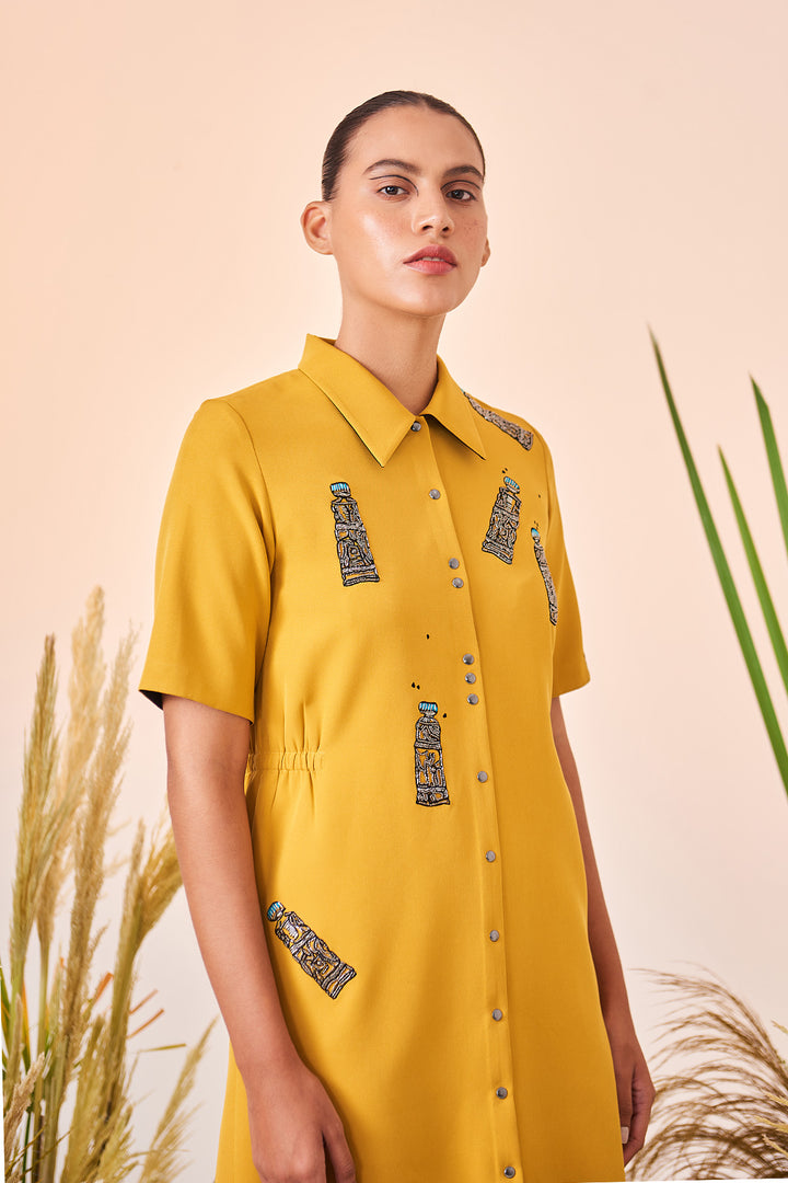 Colour Tubes Shift Dress