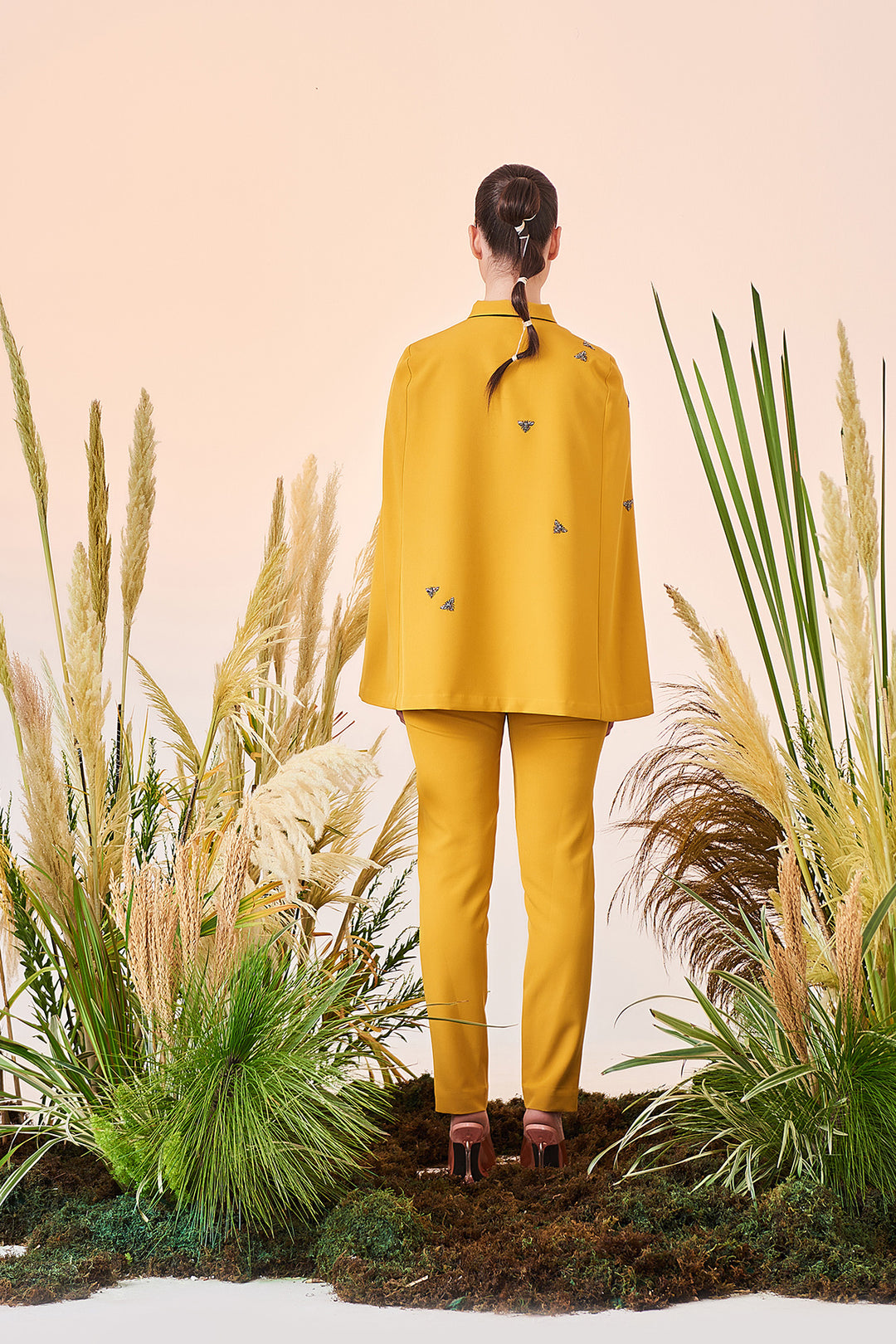 Summer Bloom Cape And Narrow Pant