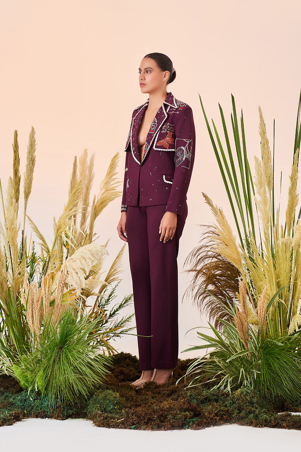 Post Card Trench Blazer