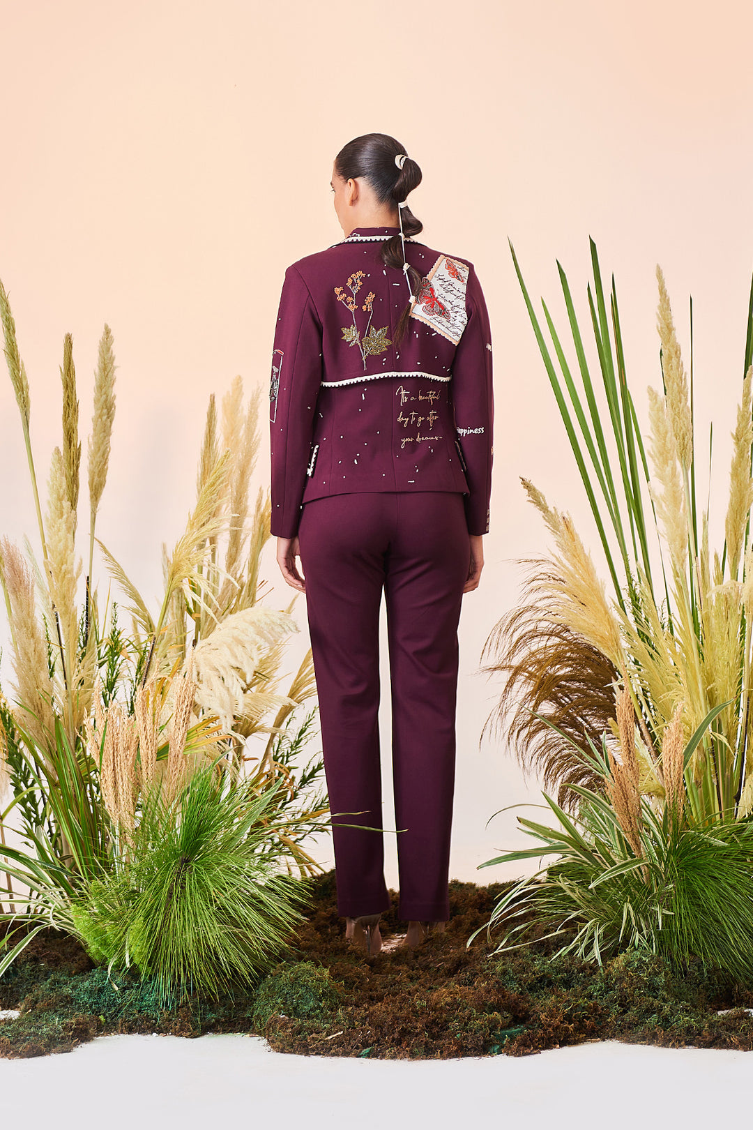 Post Card Trench Blazer And Pant