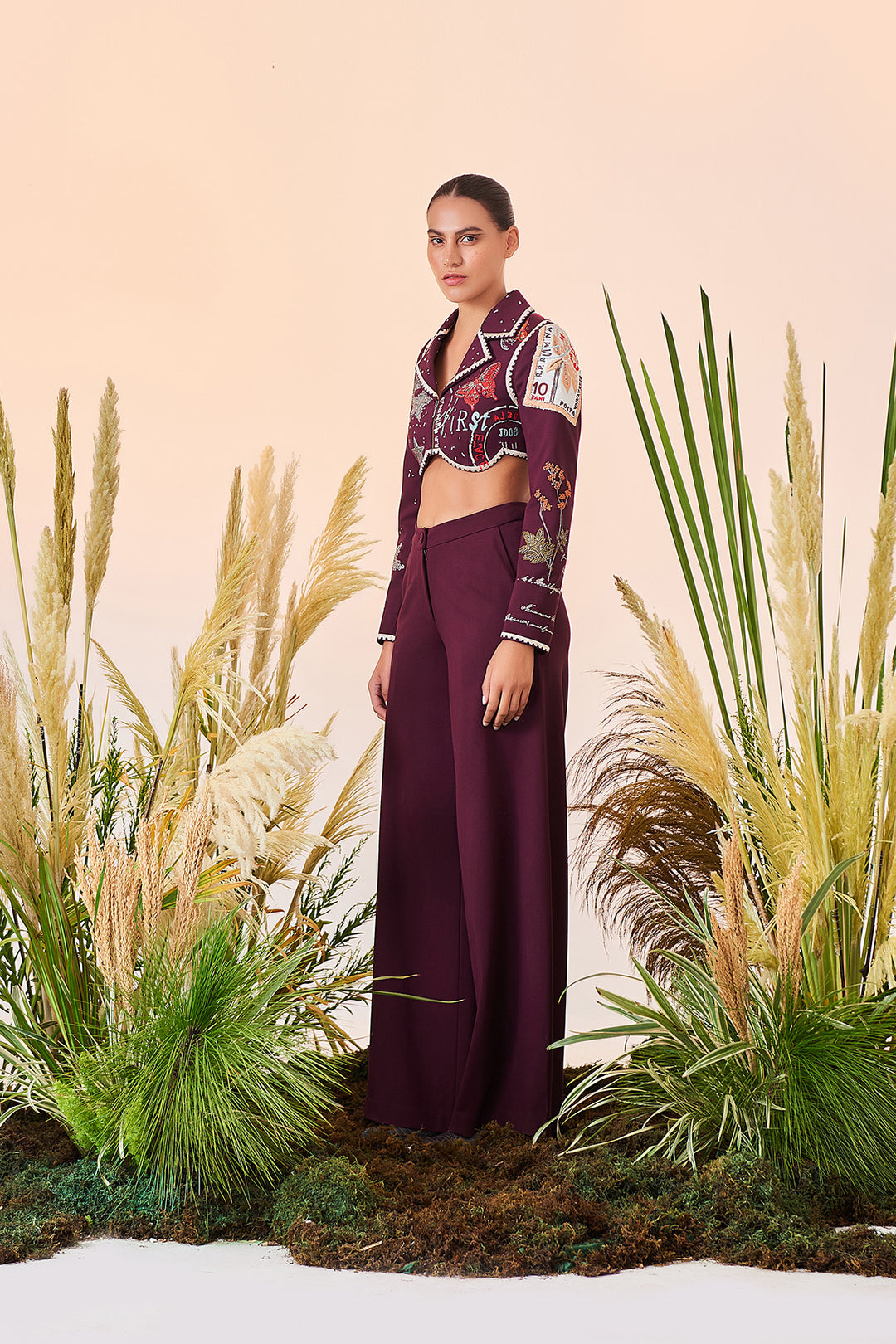 Postcard Cropped Blazer