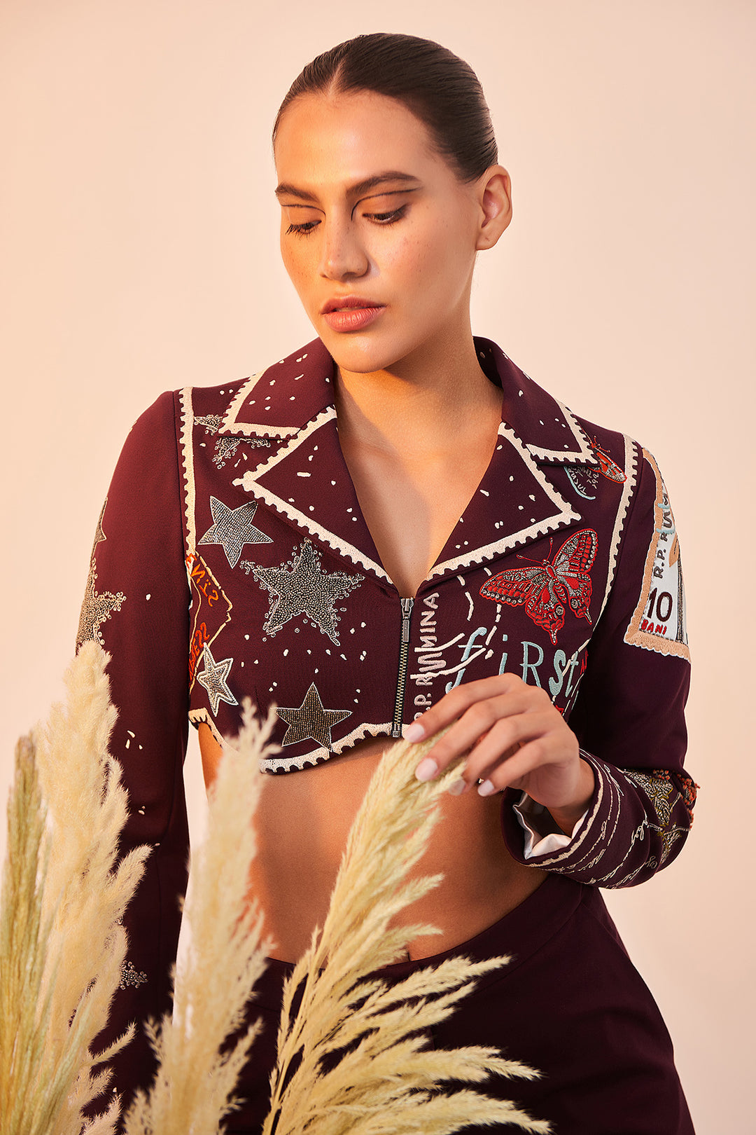 Postcard Cropped Blazer