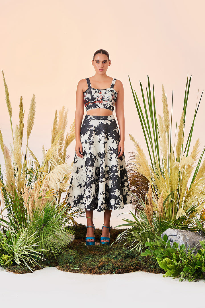 Postcard Corset And Circular Skirt