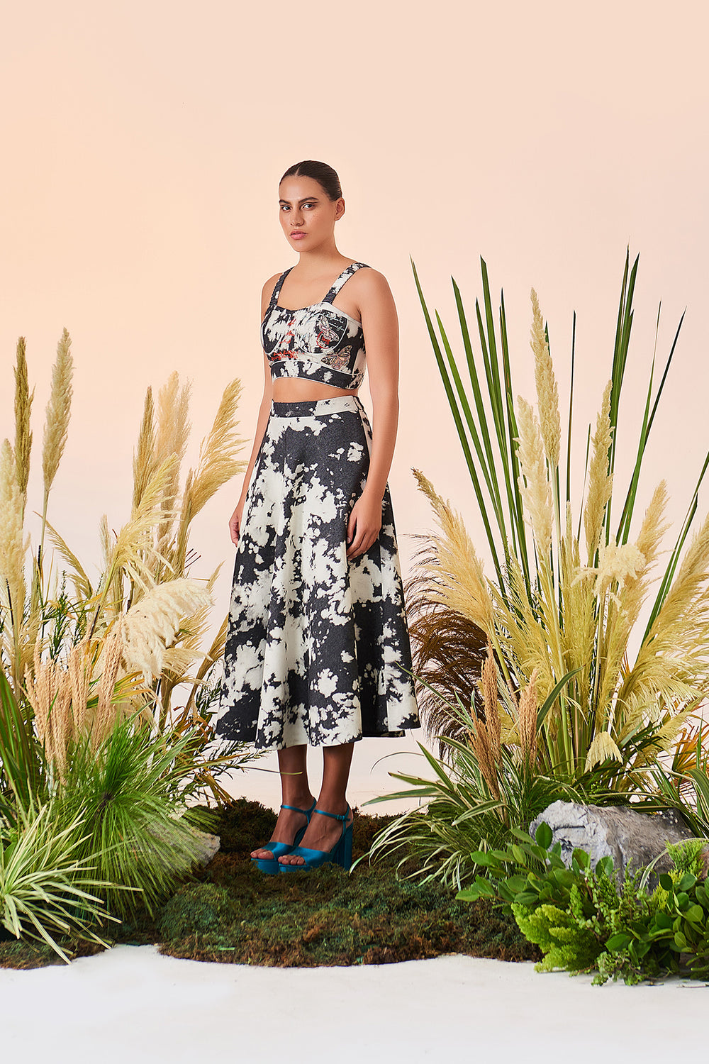 Postcard Corset And Circular Skirt