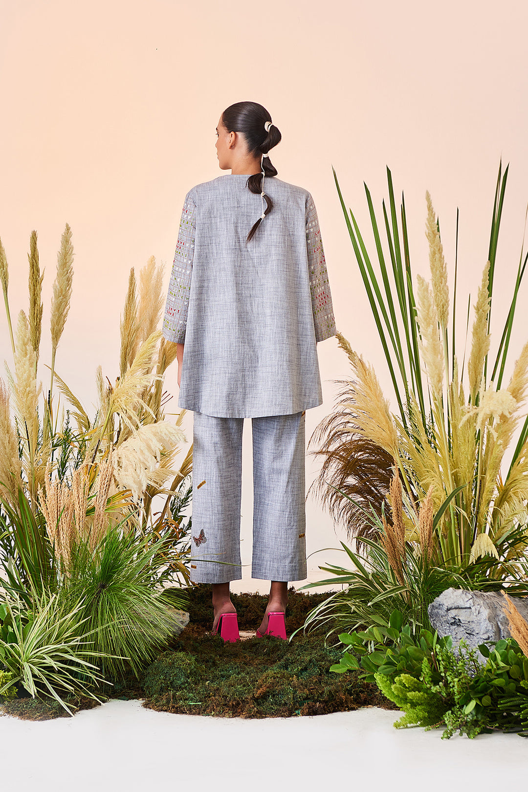 Crossword Asymmetric Top And Pant