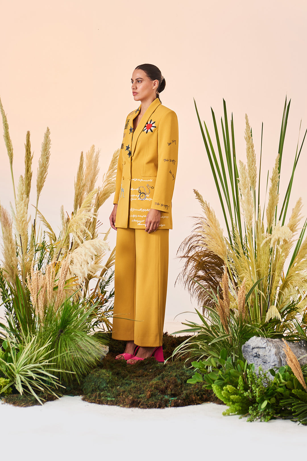 Straight Pant Of ("Do What You Love" Blazer)