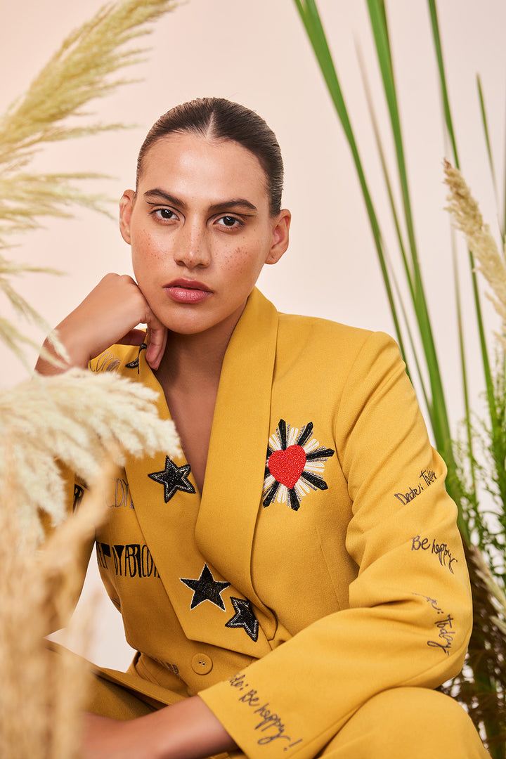 Straight Pant Of ("Do What You Love" Blazer)