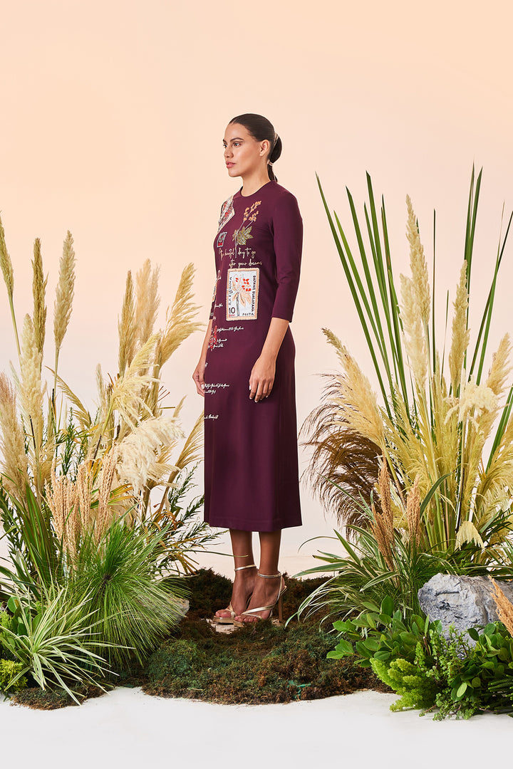 Post Card Midi Dress