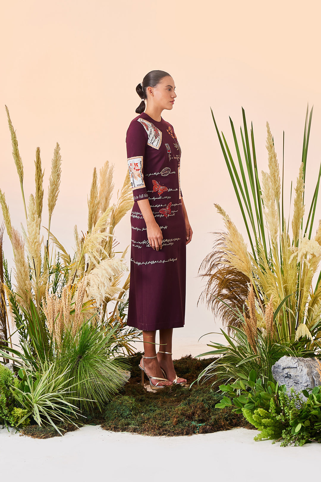 Post Card Midi Dress