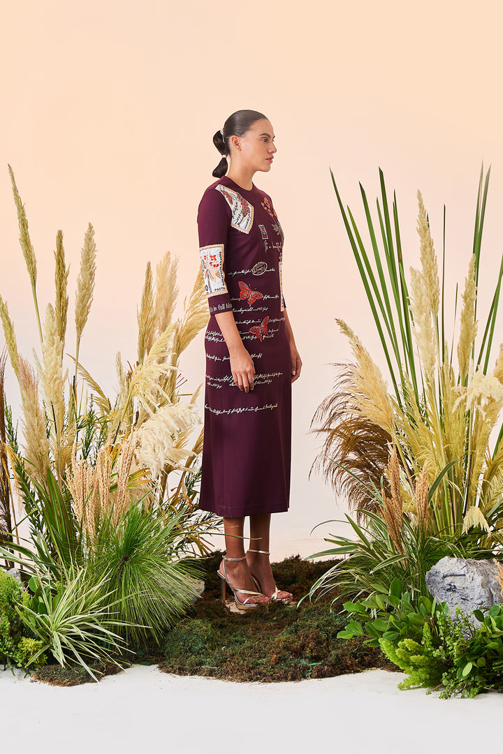 Post Card Midi Dress