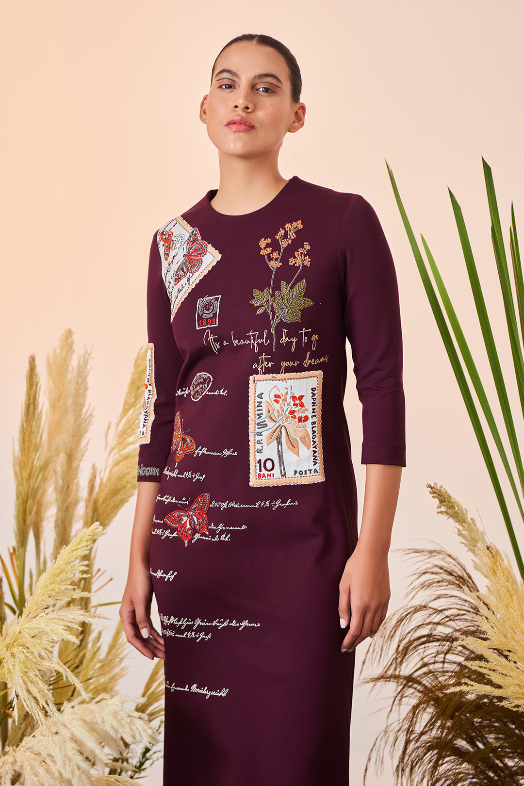 Post Card Midi Dress