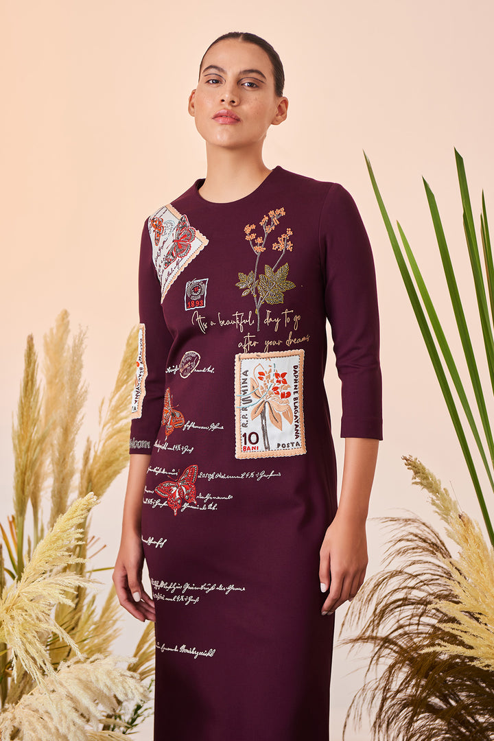 Post Card Midi Dress