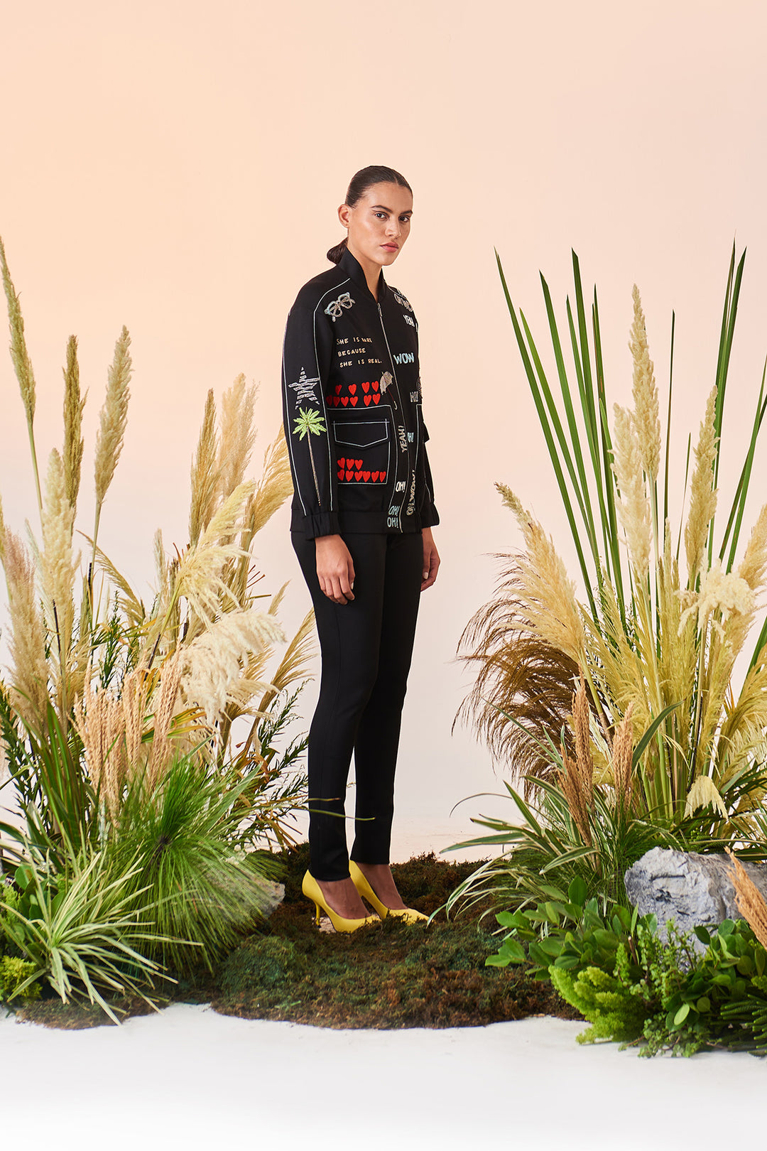 Jeggings Of( Holiday Patch Pocket Bomber)