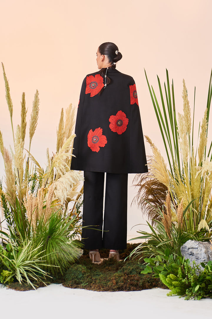 Straight Pant Of (Poppy Long Cape)