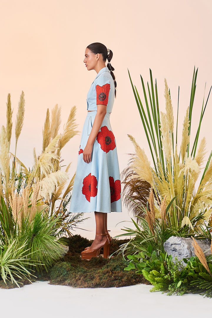 Poppy Double Breast Top