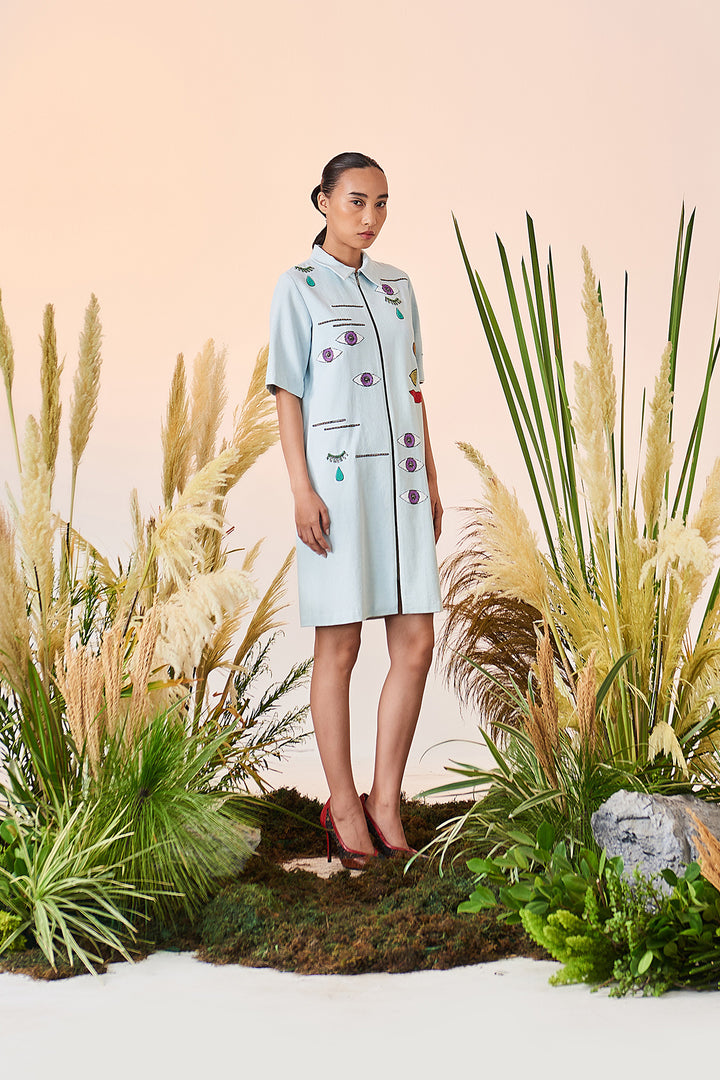 Facial Expression Shift Dress