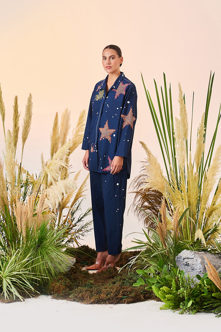 Star Splashes Oversized Shirt