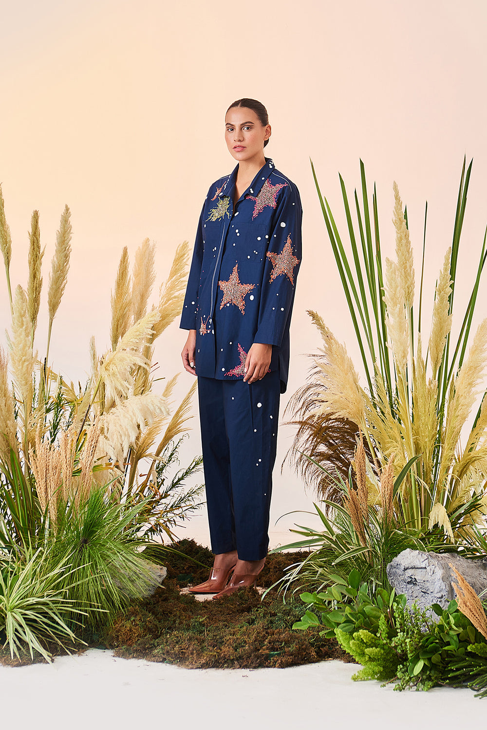 Pant Of (Star Splashes Oversized Shirt)