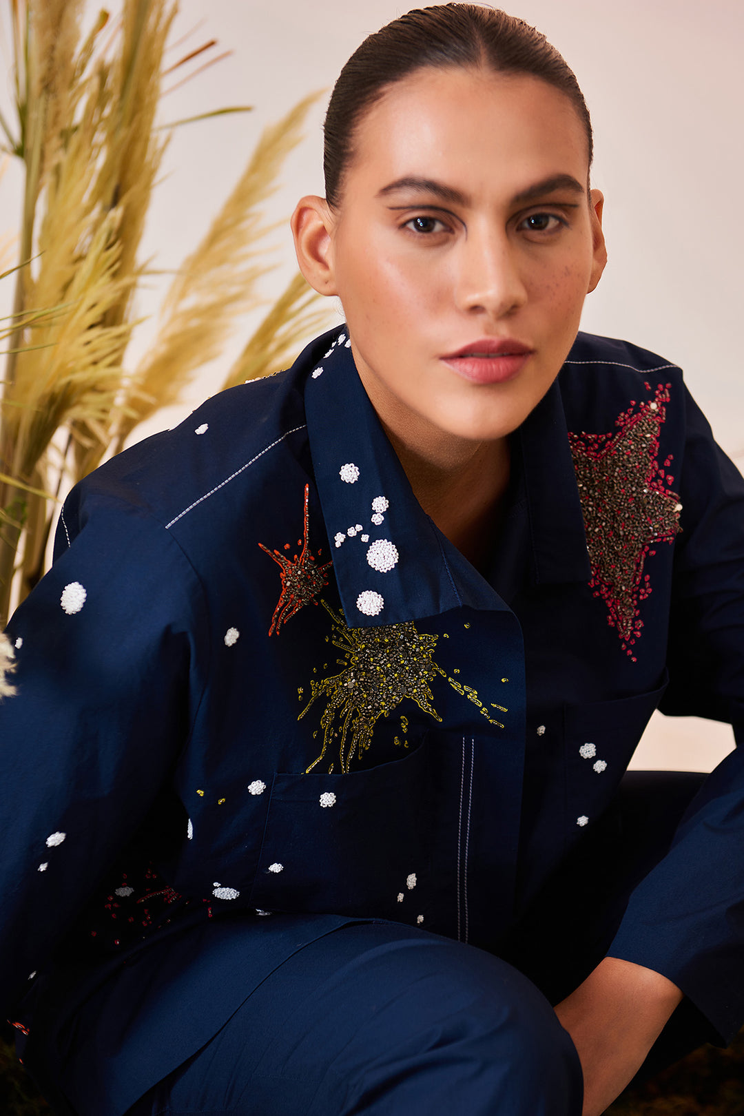Star Splashes Oversized Shirt
