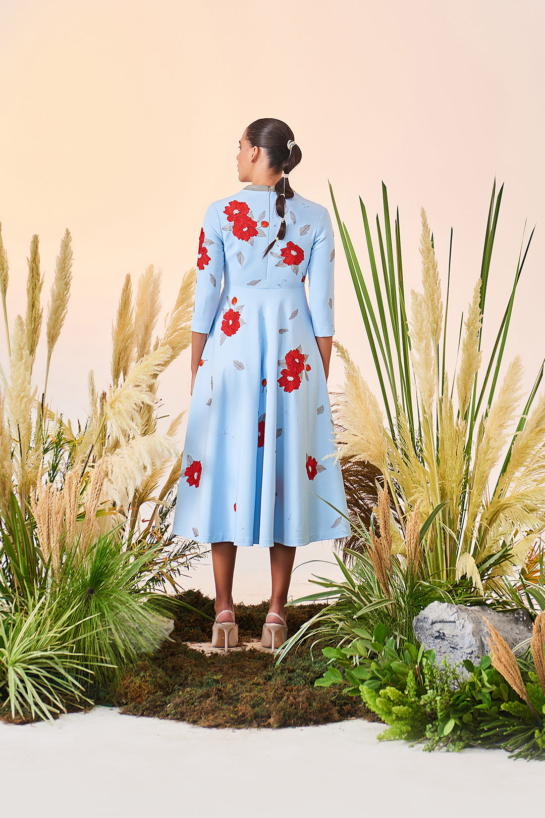 Blooming Flower Circular Dress