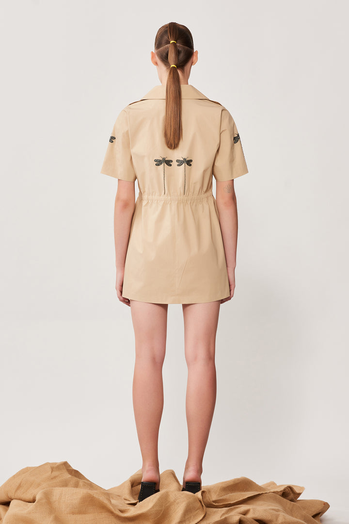 Rising Dragonflies Summer Coat Dress